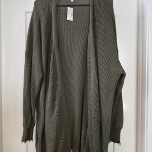 Maurices Dark Olive Women's Cardigan